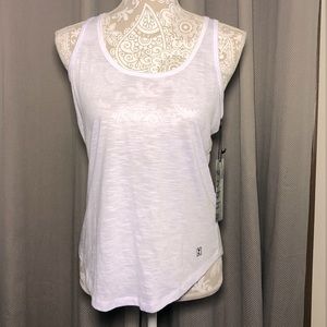 White work out tank top